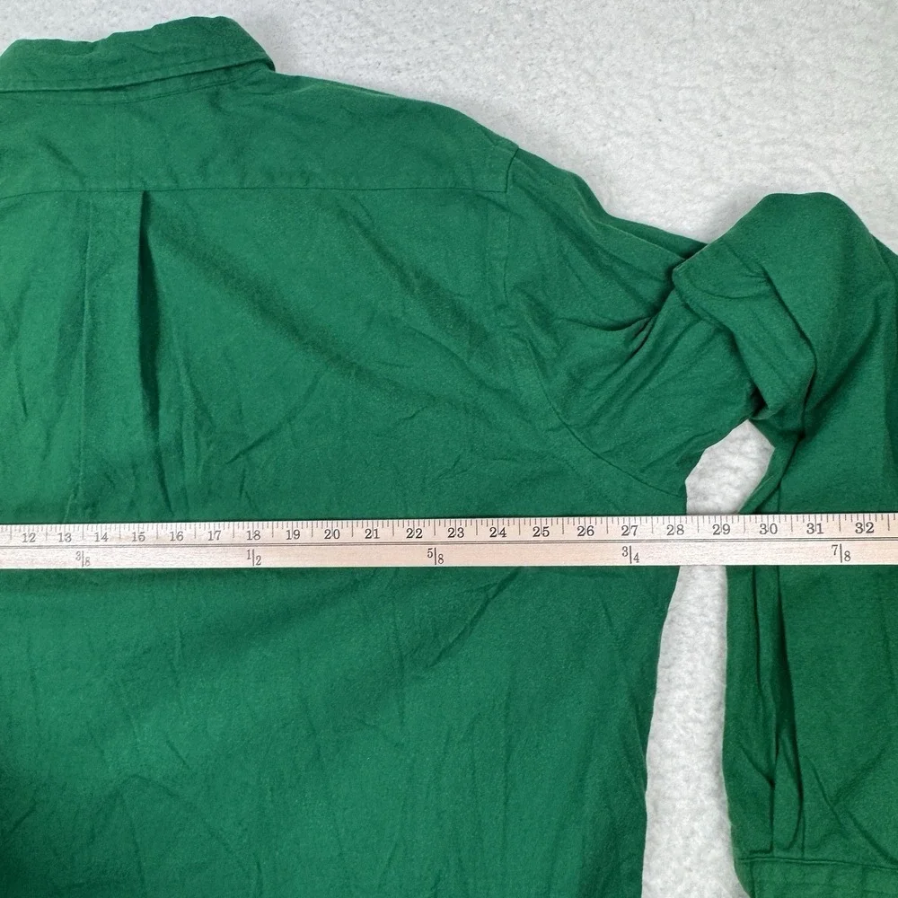 Polo Ralph Lauren Chamois Sport Shirt Men's 2XL‎ Classic Fit Green Button Front